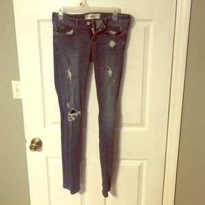 Hollister Destroyed Skinny Jeans